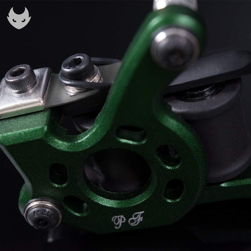 Front frame and armature bar of a green coil machine